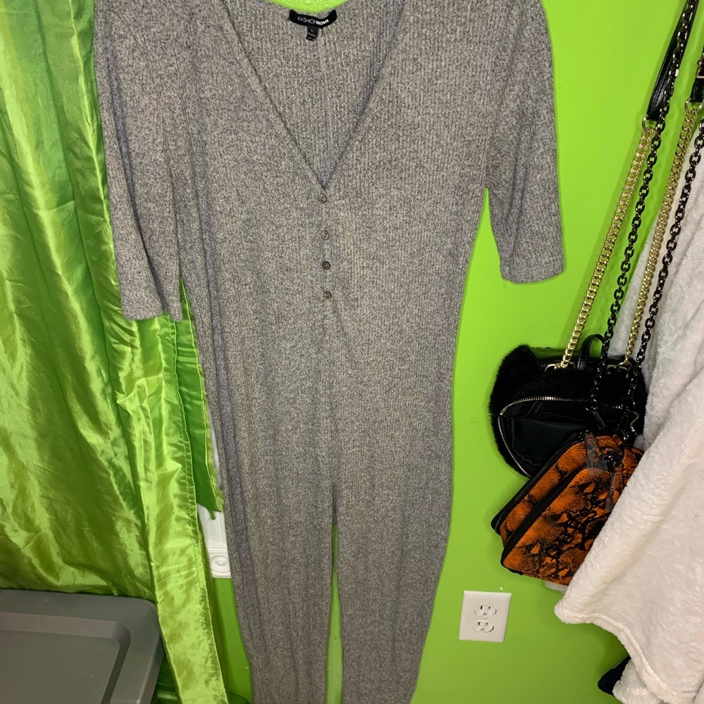Grey jumpsuit